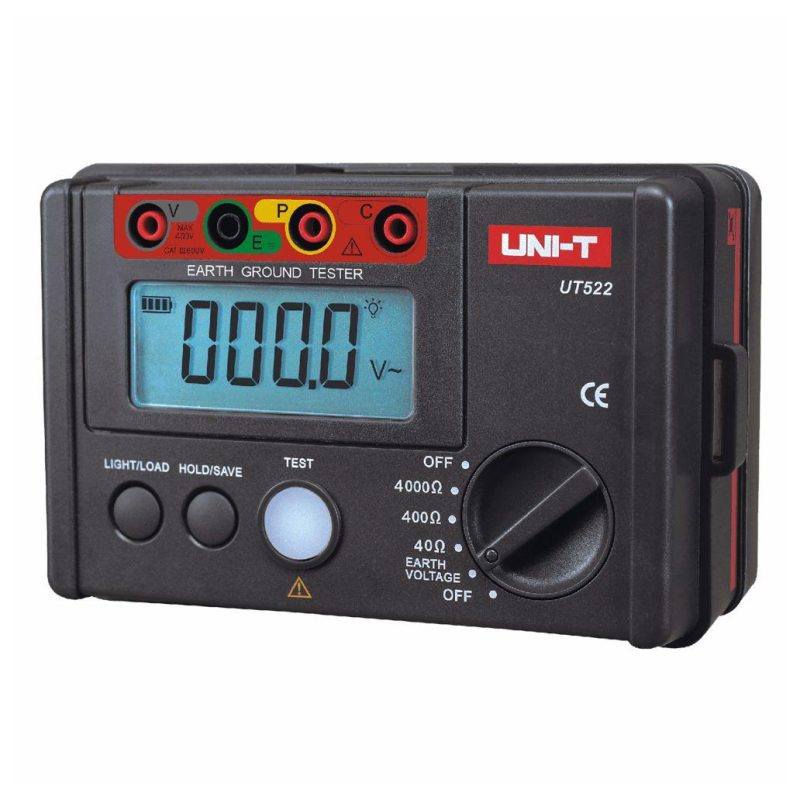 MEDIDOR DIGITAL DE RESISTÊNCIA DE TERRA 0-4000OHM UNI-T